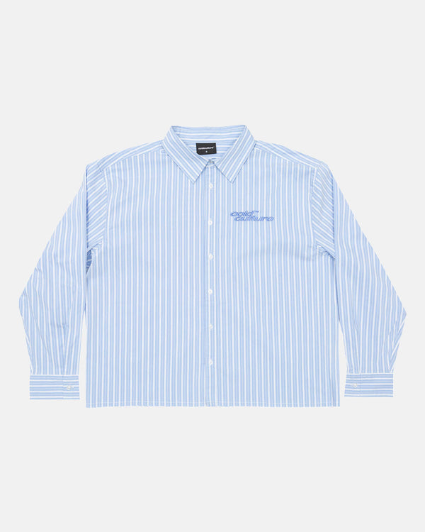 RUNNING HORSE SHIRT BLUE STRIPES