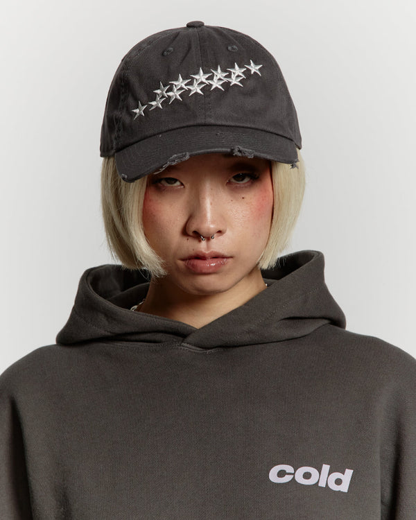 STARS CAP DARK GREY