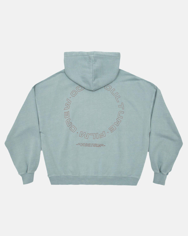 FILM CREW HOODIE SMOKEY BLUE