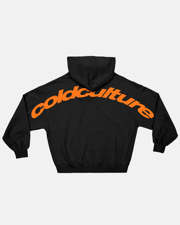 CURVED HOODIE BLACK