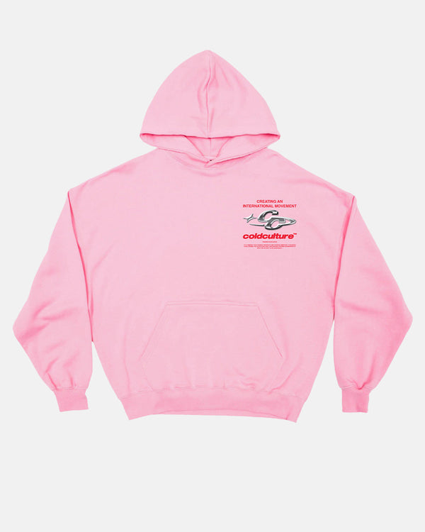 SPARKLY HOODIE PINK